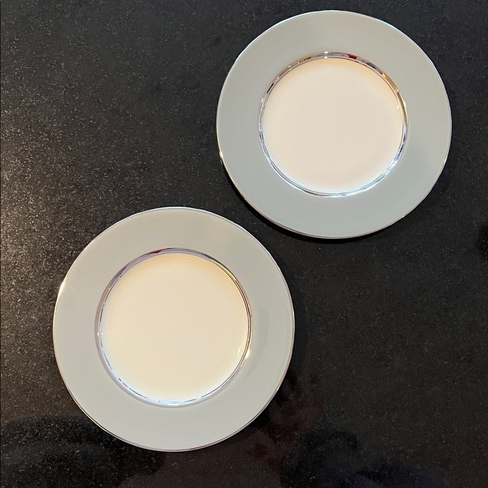 (2) Bread & Butter Plate "Lyric" by CASTLETON (USA)